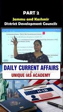 What are District Development Councils (DDCs) in Jammu & Kashmir? #part2