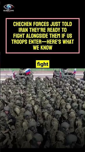 Are Russian Chechen Units About to Join Iran's Fight? New Reports Reveal Their Offer to Tehran