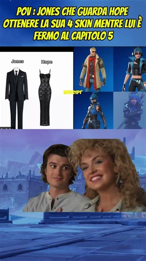 Povero Jones... 😭 4 skin per Hope e lui niente! #shorts #fortnite