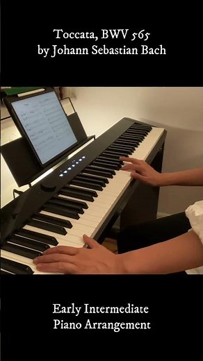 Toccata in D minor, BWV 565 #Bach #Toccata #pianoarrangement