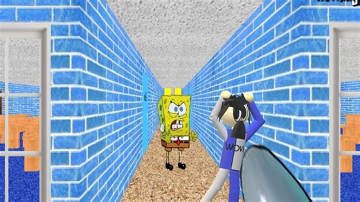 海绵宝宝的基础课堂通关(baldi模组)