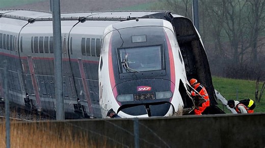 French TGV train collides with a truck, killing one and injuring 27