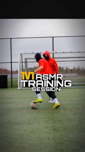 Football ASMR Training ⚽🎧 (No Music) #soccerasmr #soccer #football #asmr #shorts