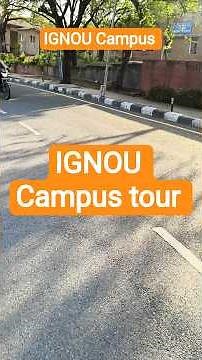 IGNOU Campus Tour । Indira Gandhi National Open University | Delhi Campus Vlog 2026