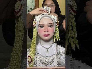 HIJAB MAKEUP UTARI SALON WEDDING MUA MALANG WA 085727543225 #makeupartist #makeup