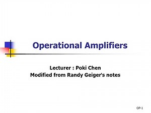 Analog IC Design_CH5_OPAMP_1