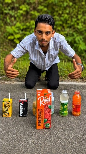 🥤Frooti vs Appy vs Real vs Fuzetea | Best Drink Challenge 🔥 #shorts