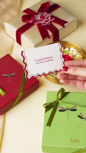 Make their special moments unforgettable with the Sweet Beginnings, Wedding Collection by Lals. From elegant hampers to handcrafted chocolate boxes, each gift is designed to celebrate new beginnings and anniversaries with warmth, love, and indulgence. Shop the collection today. | LALS