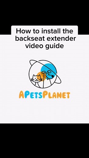 Video Installation Guide! Here is how to install your backseat extender 😊 🐾 | APetsPlanet
