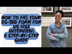 How to Fill the DS-160 Form for F1 US Visa Interview | Step by Step Guide