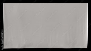 fabric cloth projecter wall roll and fall from top of screen.isolated Roll up and roll down white paper,fabric,cloth with alpha and RBG mask channel.2 background texture. 4K motion animation rendered. Stock Video