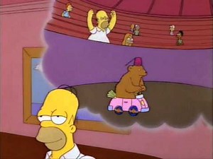 The Simpsons - circus bear