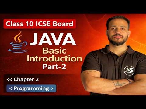 Class 10 ICSE Java 2027 | Java Class 10 ICSE | Part -2 | By: Sagar