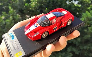 【阿潮玩小车】两百块的BBR还要啥自行车，1/43 BBR Ferrari ENZO