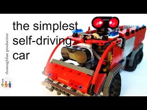 The simplest self-driving LEGO car