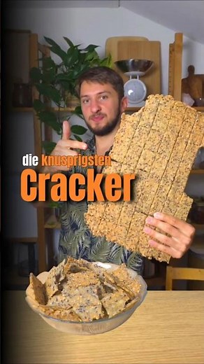 Die knusprigsten Körner-Cracker selber machen | Vegan & glutenfrei