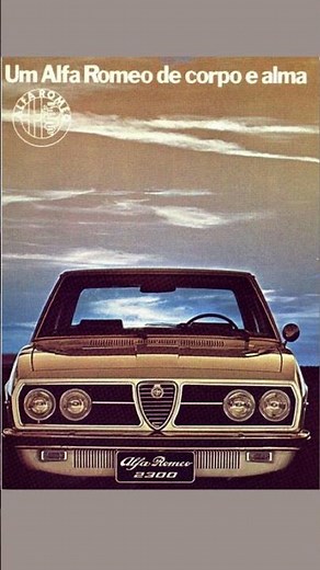 Alfa Romeo 2300 Ti – O sedã mais caro (e mais elegante) do Brasil nos anos 70! #alfaromeo #fnm