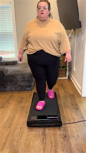 This walking pad has a higher weight limit of 330 pounds! If you're plus size, this is the one you