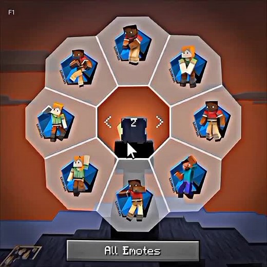 Minecraft Gameplay Emote Dance Trend