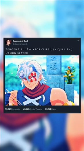 Tengen Uzui Twixtor clips [ 4k Quality ] Demon slayer #4k #anime #demonslayer