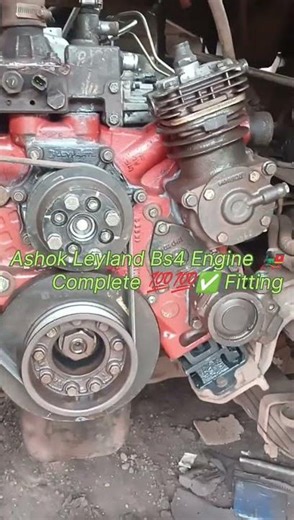 #ashok Leyland bs4 complete engine fitting