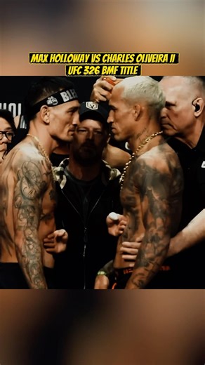 Face-off: Max Holloway vs Charles Oliveira II. #UFC326 #BMF #UFC #MMA