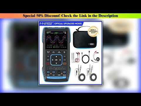 Review FNIRSI 2C53T Upgraded Handheld Oscilloscope, 50MHz Bandwidth, 3IN1 Digital Oscilloscope Mult