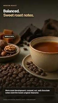 Light vs Medium vs Dark Coffee Roast Explained #Shorts