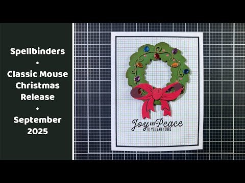Spellbinders • Classic Mouse Christmas Release • September 2025