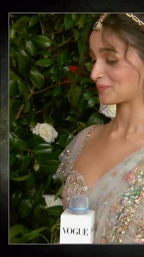 Alia Bhatt’s Met Gala interview | Vogue India
