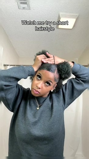 Styling Short Natural Hair Tutorial | Cute Hairstyles for Black Women