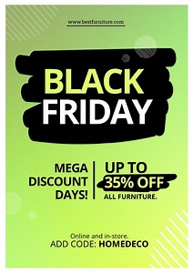 Black Friday Poster Design Template