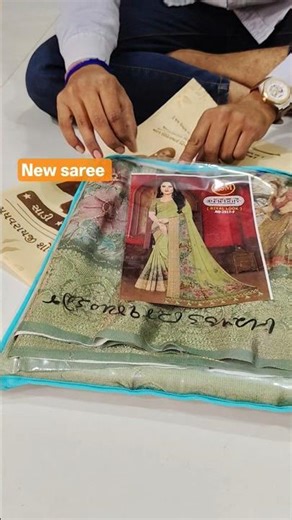 Latest new designer Saree for wedding/party/sagun/trending saree #chamundasaree #shorts #new #vira