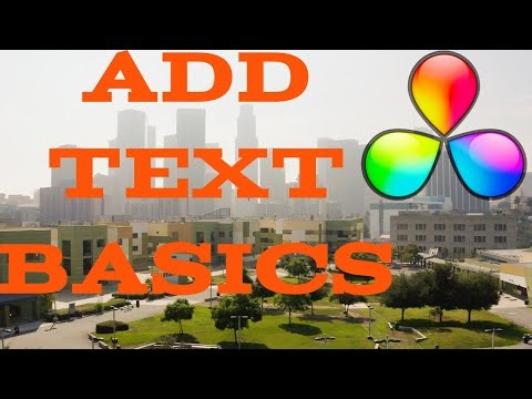 How to Add Text in DaVinci Resolve | Beginner Tutorial