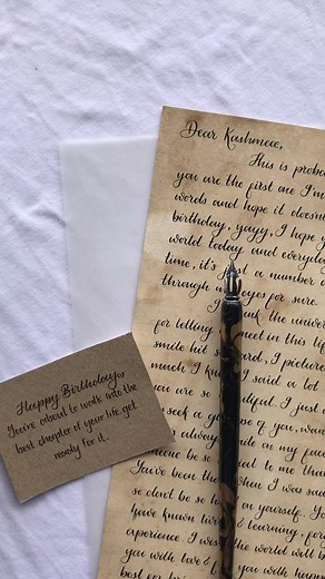 Creative Handwritten Letters for a Vintage Aesthetic