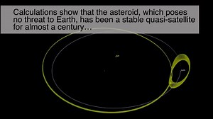A small asteroid has been discovered in an orbit around the sun that keeps it as a constant companion of Earth, and it will remain so for centuries to come. Learn more: http://www.nasa.gov/feature/jpl/small-asteroid-is-earths-constant-companion | NASA - National Aeronautics and Space Administration