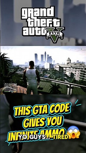 I used this GTA cheat… and now I never run out of ammo 😳🔥