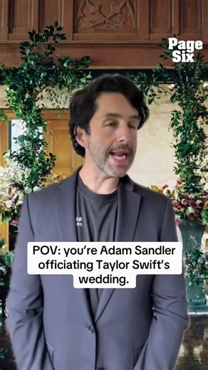Josh Peck's Adam Sandler impression of Taylor & Travis' wedding is just how we imagined it #shorts