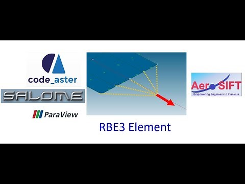 RBE3 element in Code Aster Salome Meca 2019