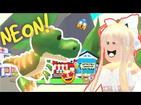 What Is A NEON *T-REX* Worth In Adopt Me?! (Roblox/Adopt me Trading)