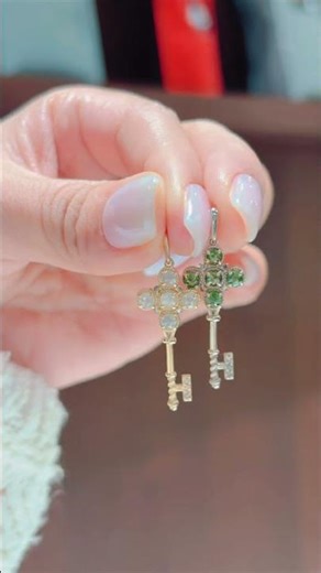 뿌쥬아 14k 18k 그린 러프다이아 & 랩다이아 목걸이 펜던드 단품 Green Rough Diamond Pendant