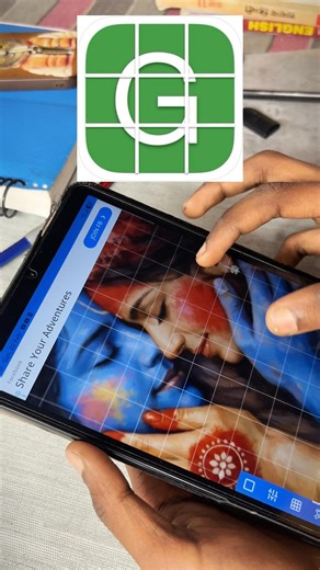 How to draw using grid method for beginners #shorts #creative #grid #artist