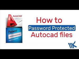 how to password protected AutoCad files