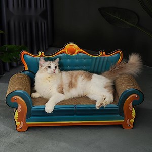 [Hot Item] Sofa Shape Wholesale Corrugated Cardboard Cat Scratcher Bed