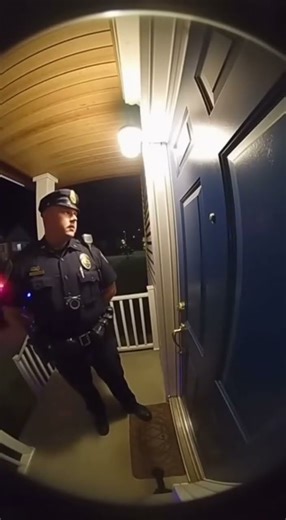 🤣Hilarious Doorbell Fails: Angry Cop vs. Sneaky Suspect #shortsfeed #funny #comedy #fails