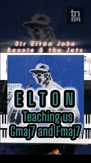 Elton John teaching us Chords through Bennie and the Jets
