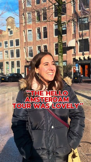 “yea, you can ask all your questions on this Aamsterdam Tour 😄” #whoisamsterdam #amsterdamguide