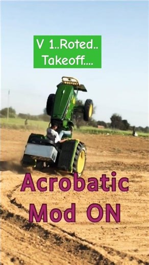 Epic Tractor Stunt Gone Wild 🤯 (Must Watch!) #shorts