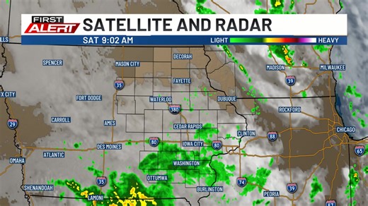 8K views · 36 reactions | 9 AM Radar Update: A few showers are pushing across our southern counties. For the latest radar imagery, you can go to kcrg.com/weather/radar | KCRG-TV9 First Alert Weather | Facebook