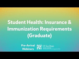 Student Health: Insurance & Immunization Requirements (Graduate)
